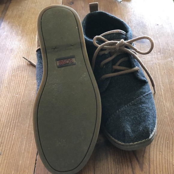 Bobs Memory Foam Gray Laced Booties-6.5W - Picture 2 of 7